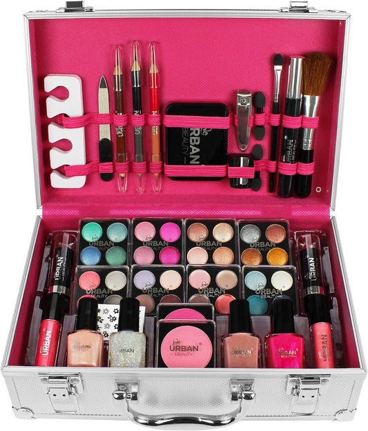 LUB Love Urban Beauty Vegan 60 Piece Dazzling Vanity Case