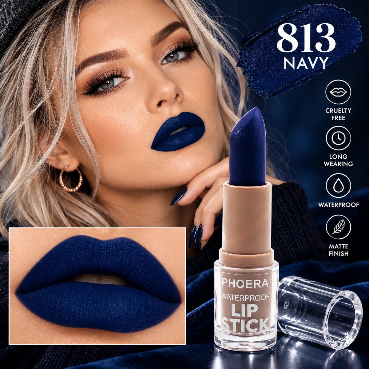 PHOERA Velvety Non Stick Matte Lipsticks