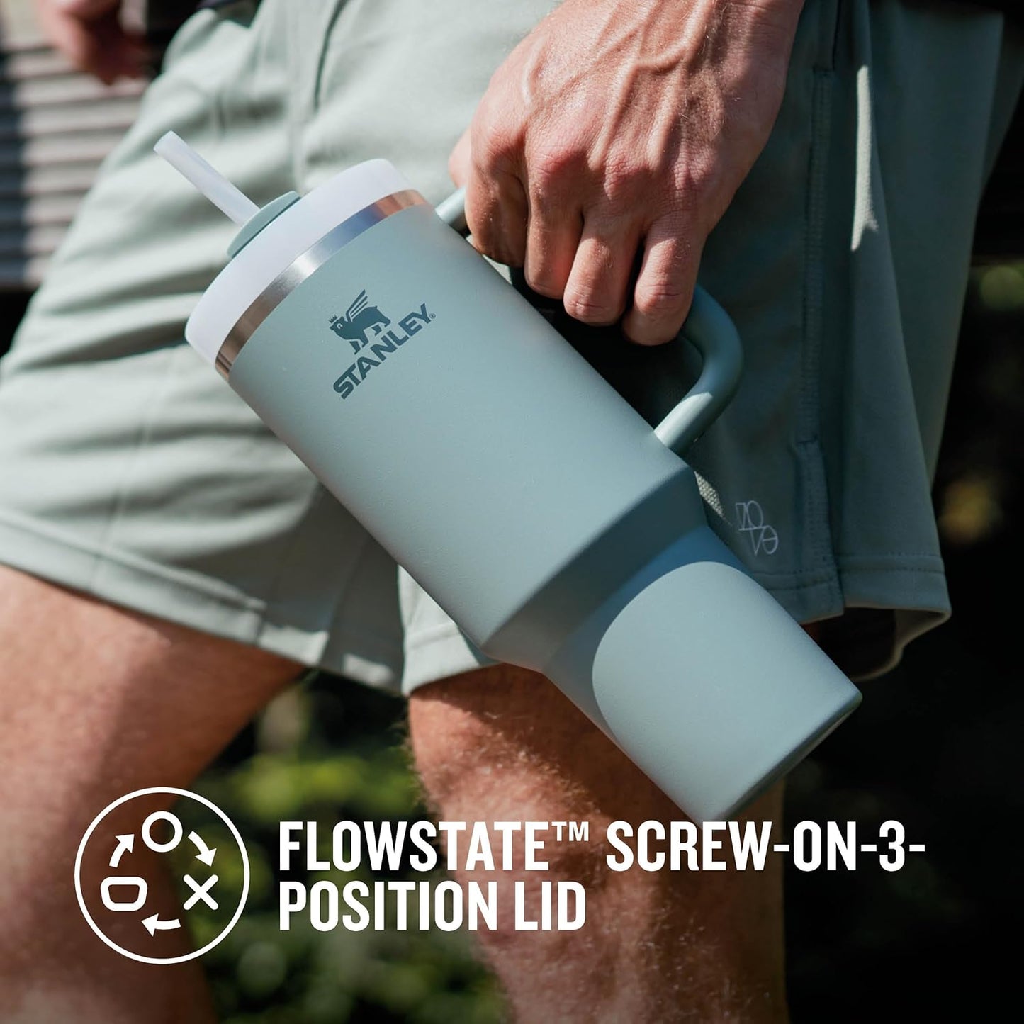 Stanley Quencher® H2.0 FlowState™ Tumbler 1.2L – Recycled Stainless Steel - Multiple Colours!
