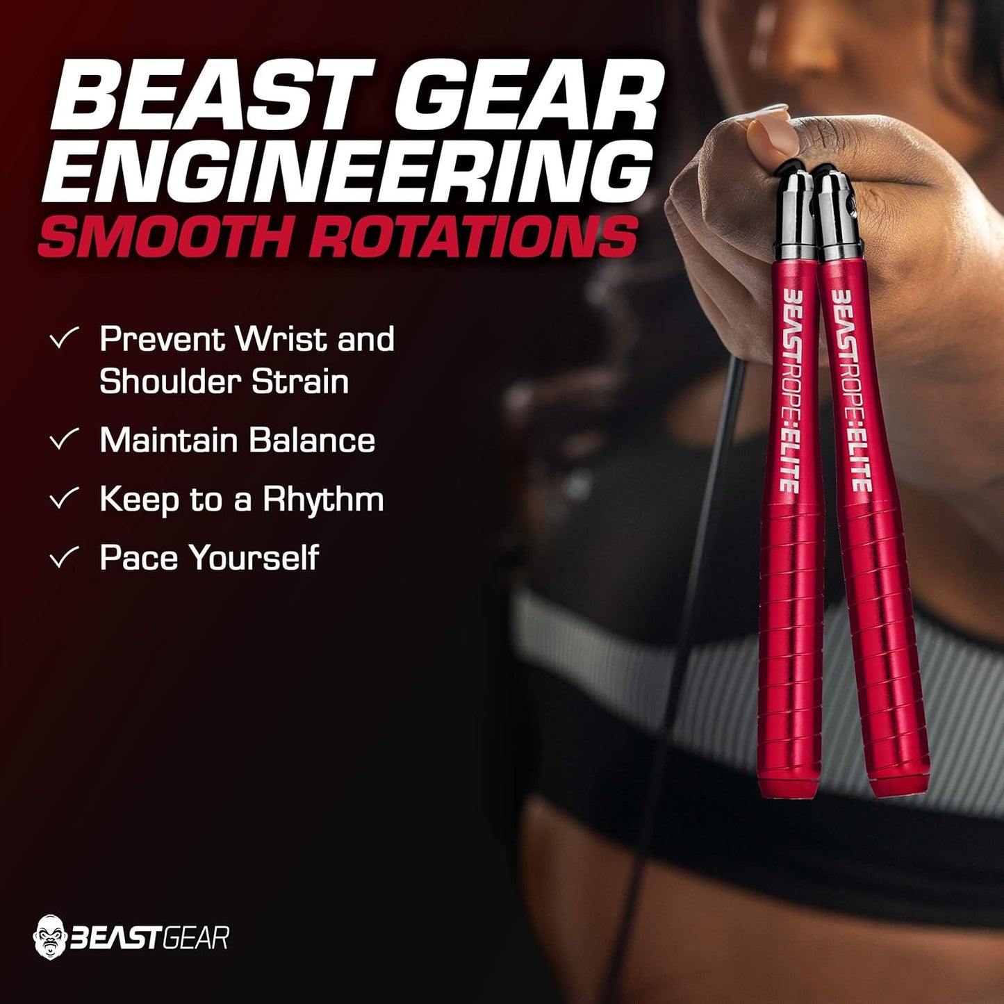 Beast Gear Adjustable Aluminium Speed Jump Rope