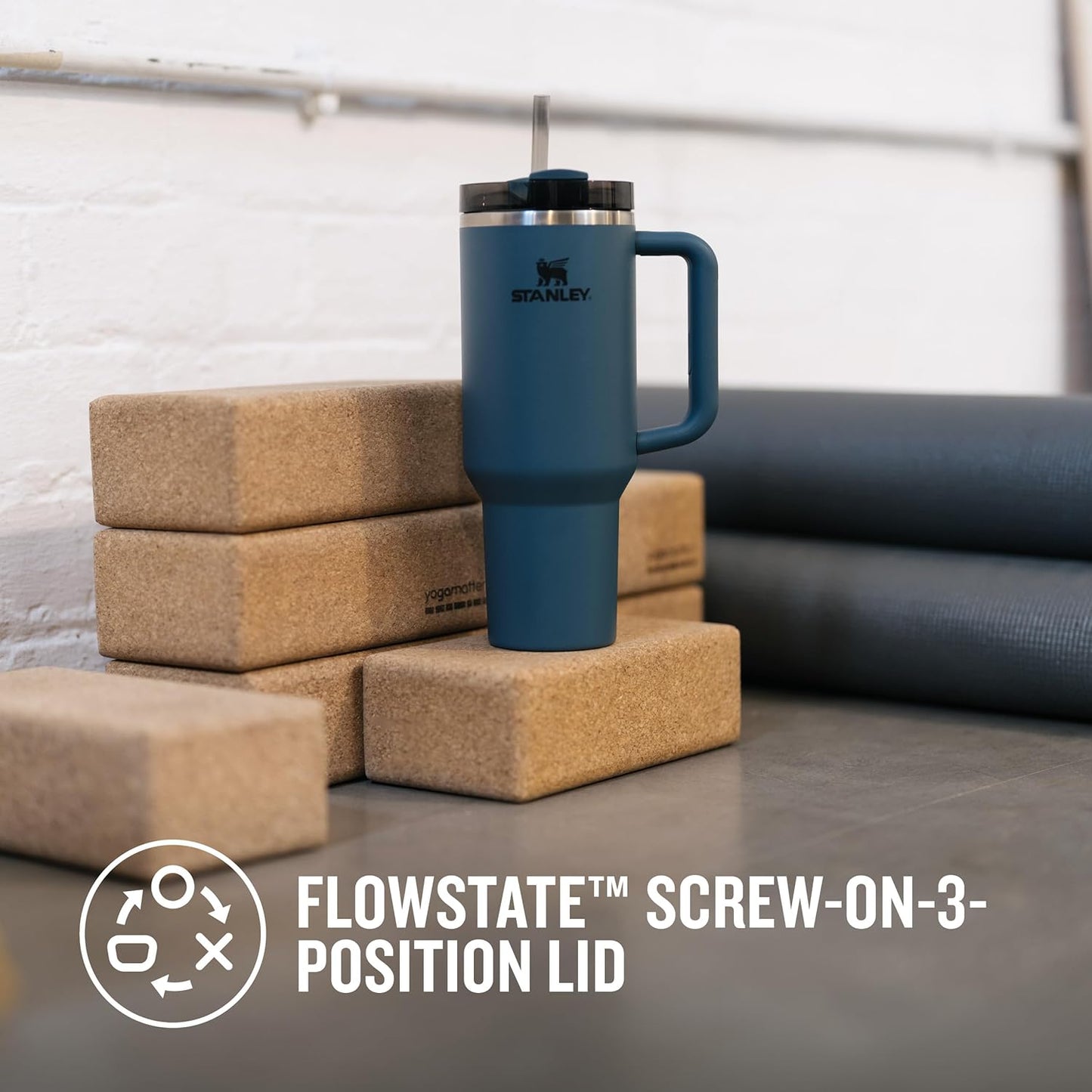 Stanley Quencher® H2.0 FlowState™ Tumbler 1.2L – Recycled Stainless Steel - Multiple Colours!