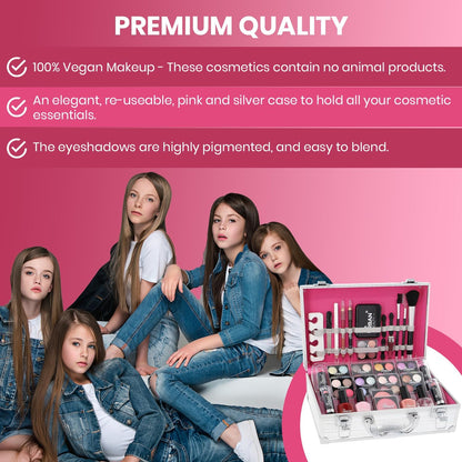 LUB Love Urban Beauty Vegan Essentials 64 Piece Vanity Case