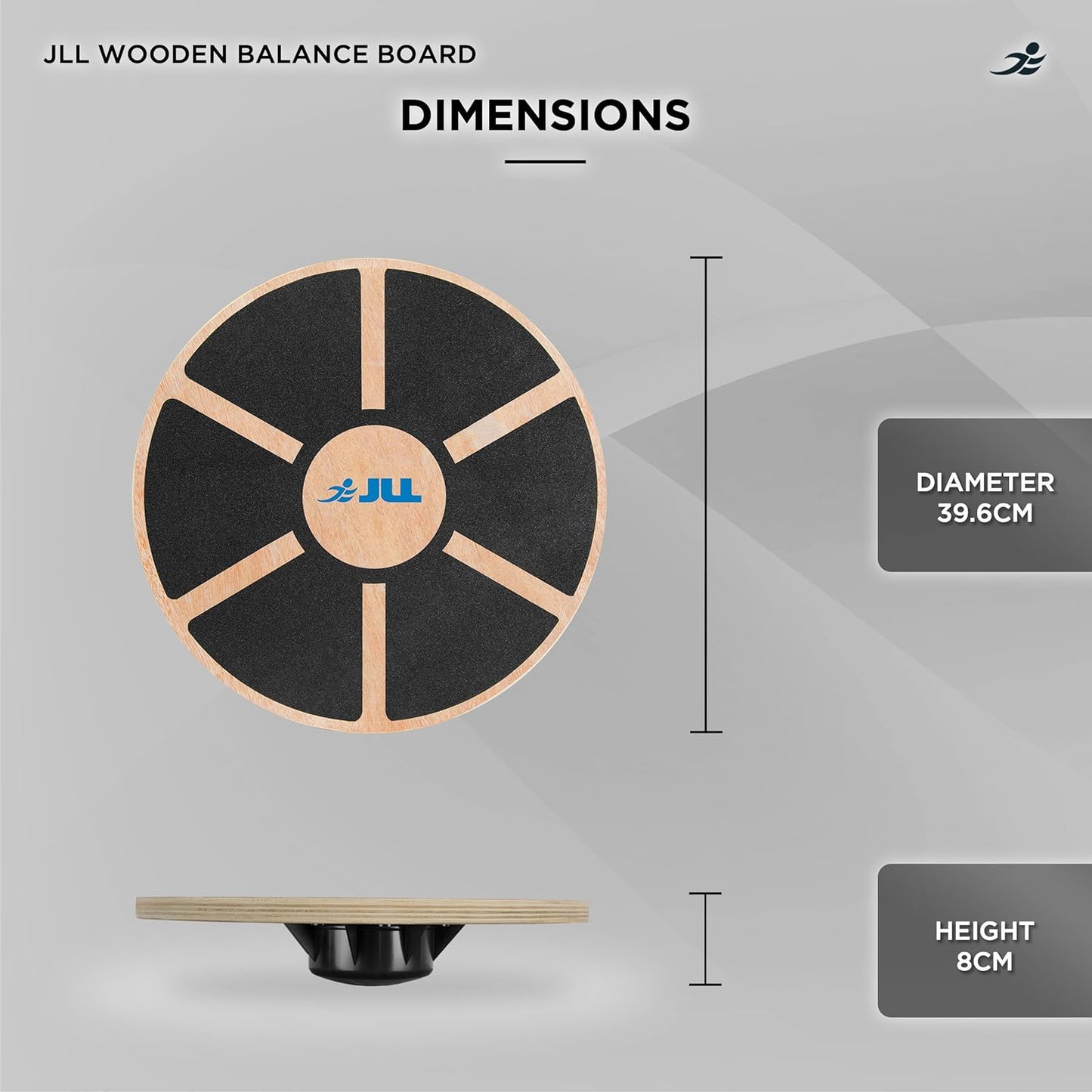 JLL Wooden Balance Board