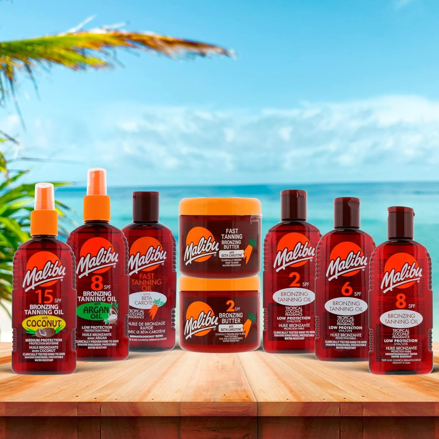 MALIBU 300ML SPF 8 BRONZING BUTTER WITH CAROTENE & COCONUT