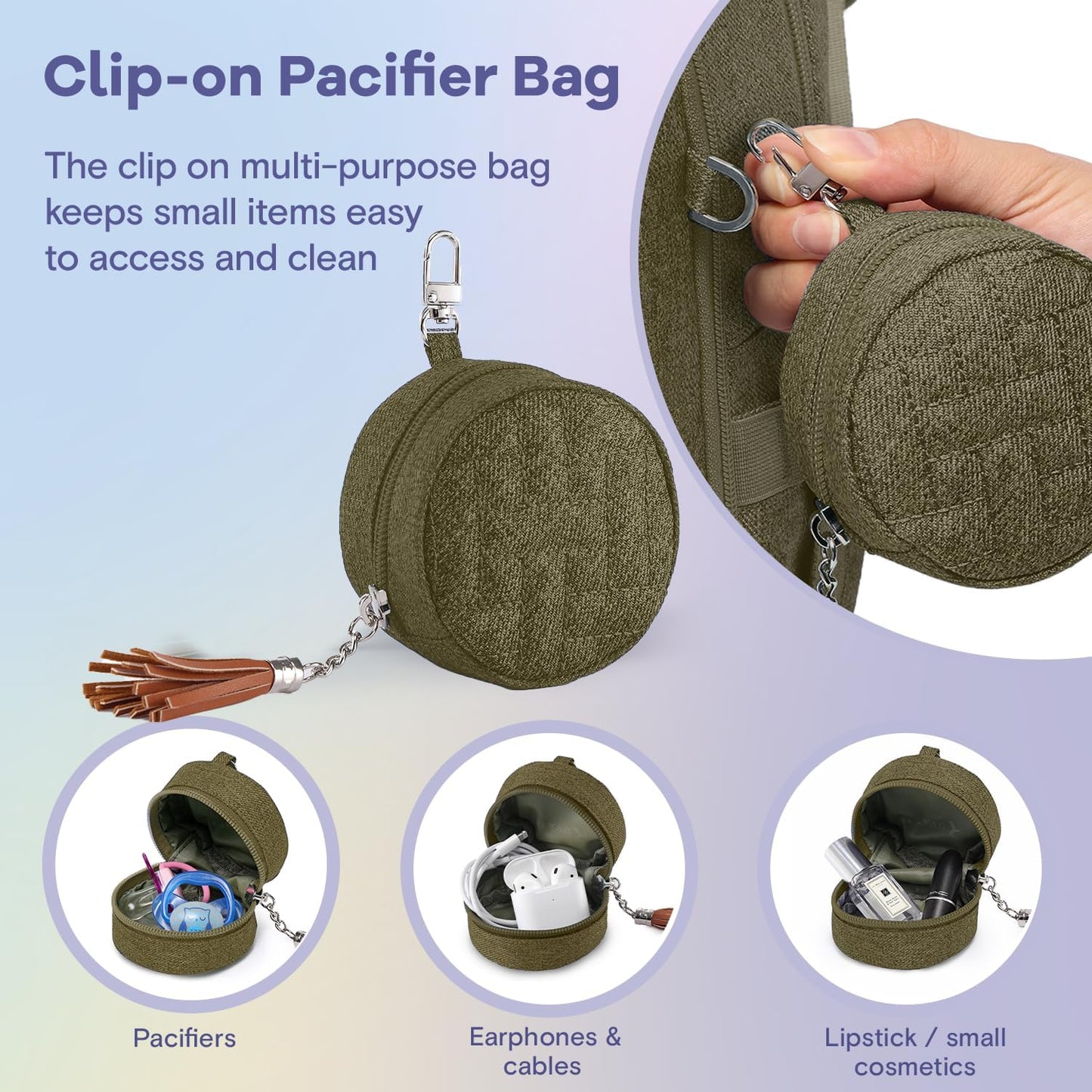 Ruvalino Baby Changing Backpack - Olive Green