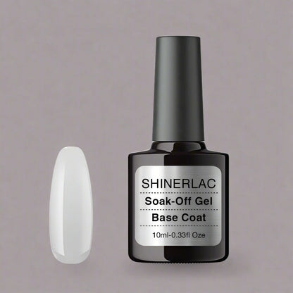 Shinerlac by Bluesky – Soak Off UV & LED Gel Nail Polish (10ml) - Base Coat