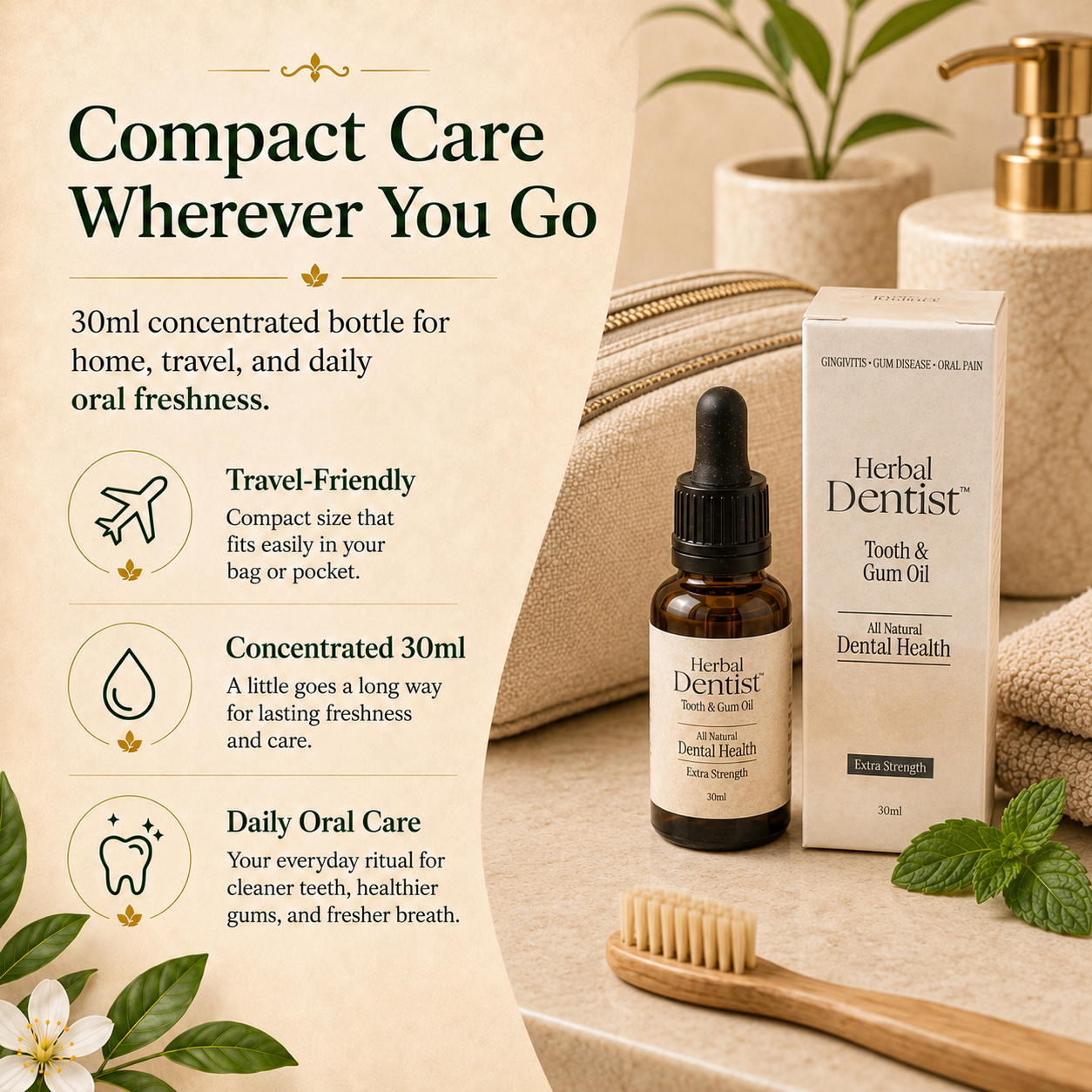 Herbal Dentist Tooth and Gum Oil 30ml