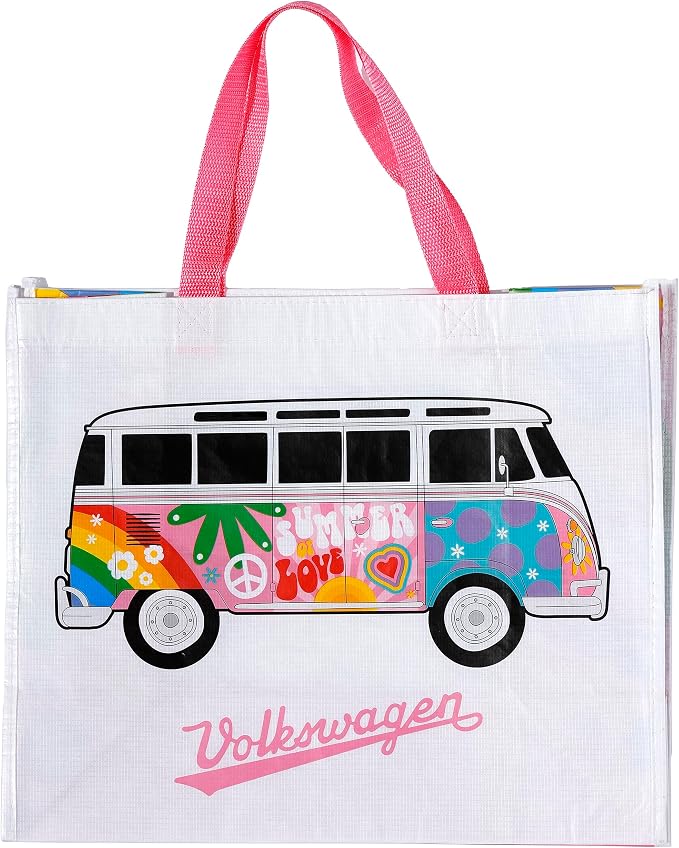 Puckator Volkswagen VW T1 Camper Bus Reusable Shopping Bag for Life