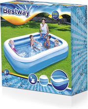 Load image into Gallery viewer, Bestway 8ft 7 inch x 69 inch x 20 inch Family Paddling Pool (262 x 175 x 51 cm)
