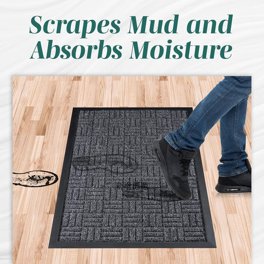 Generise Heavy Duty Indoor Door Floor Mat - Non Slip & Super Absorbent Measuring 75 x 45cm