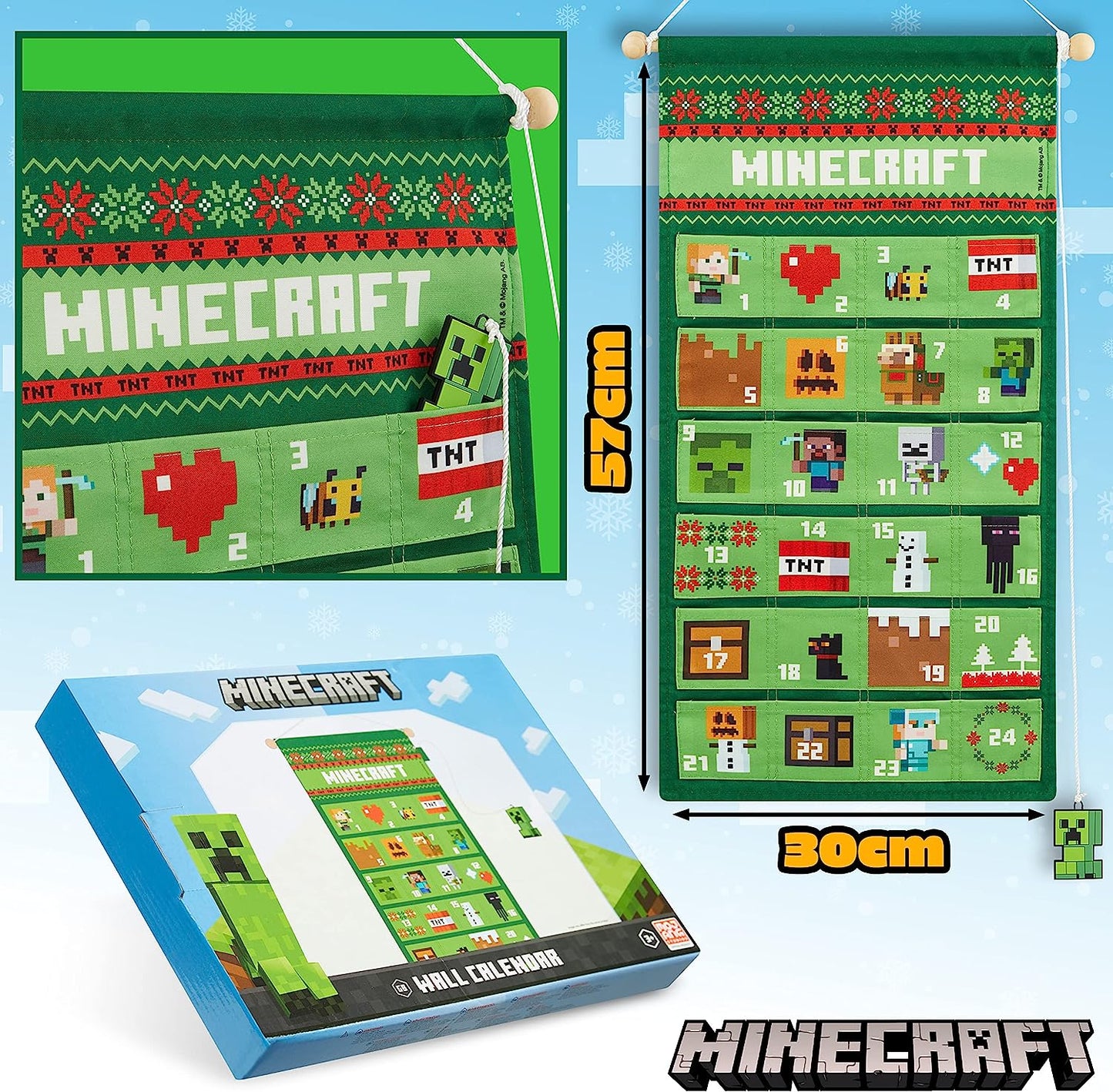 DIY Minecraft Advent Calendar