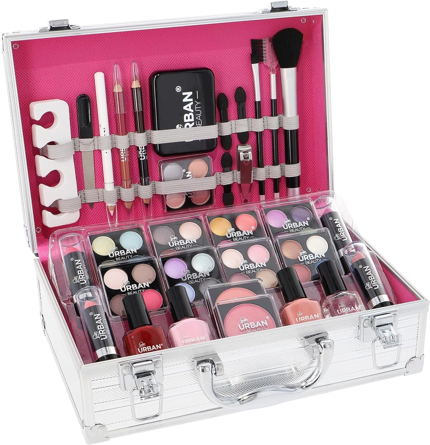 LUB Love Urban Beauty Vegan Essentials 64 Piece Vanity Case