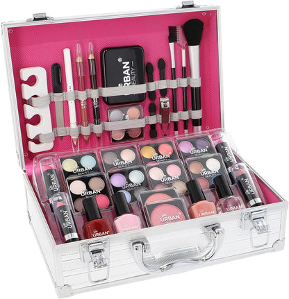 LUB Love Urban Beauty Vegan Essentials 64 Piece Vanity Case