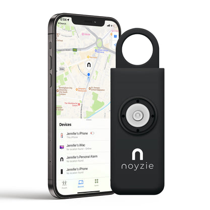 Noyzie LOCATE Rechargeable 130db GPS Personal Safety Alarm