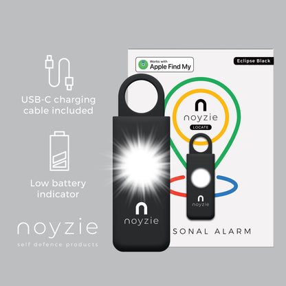 Noyzie LOCATE Rechargeable 130db GPS Personal Safety Alarm
