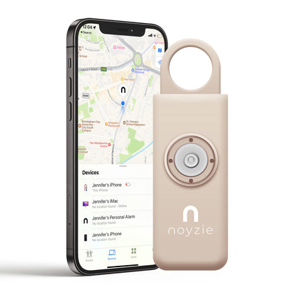 Noyzie LOCATE Rechargeable 130db GPS Personal Safety Alarm