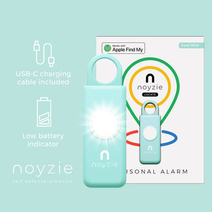 Noyzie LOCATE Rechargeable 130db GPS Personal Safety Alarm