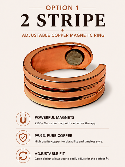 Acusoothe Copper Rings for Pain Relief Therapy