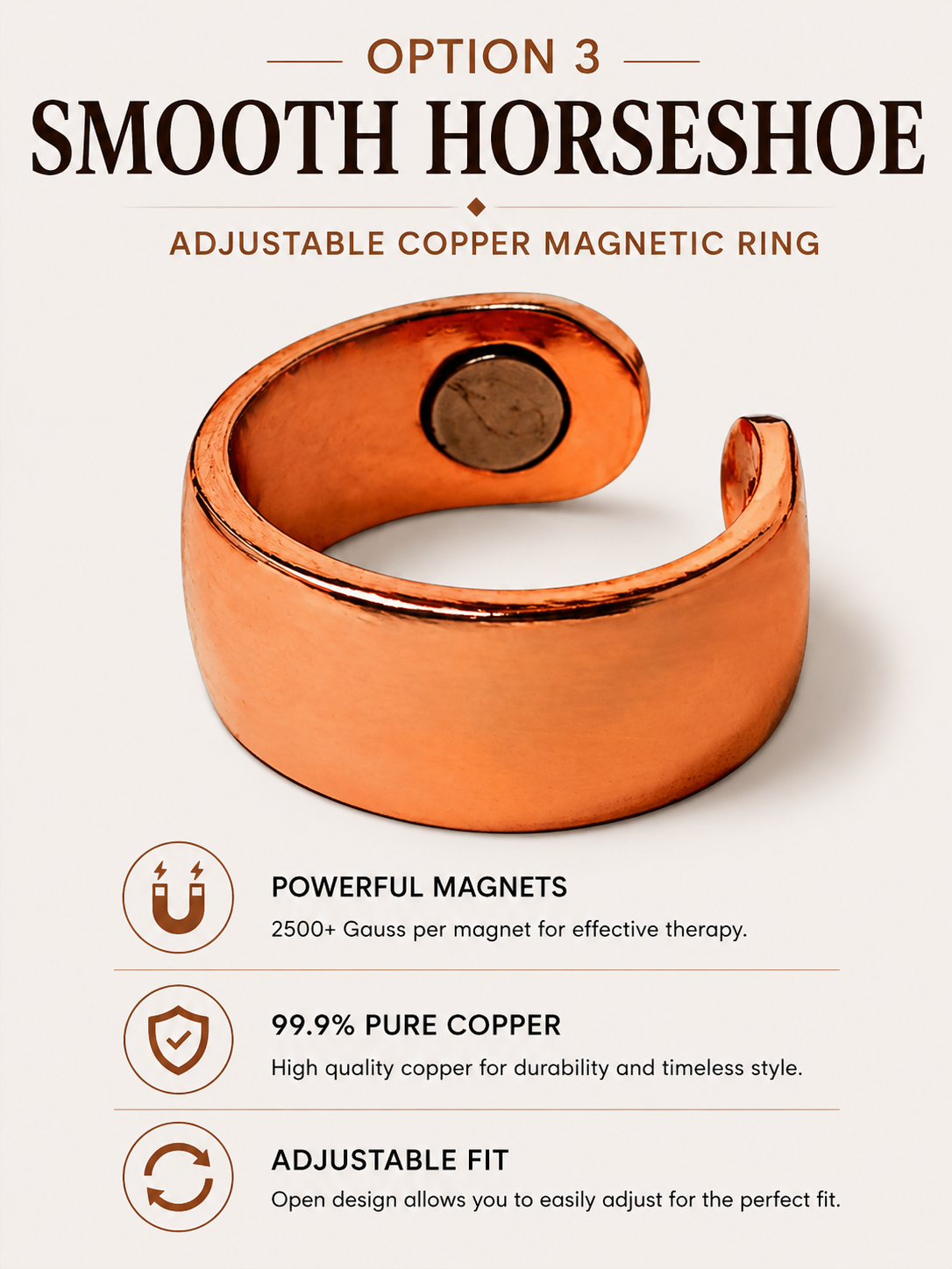 Acusoothe Copper Rings for Pain Relief Therapy
