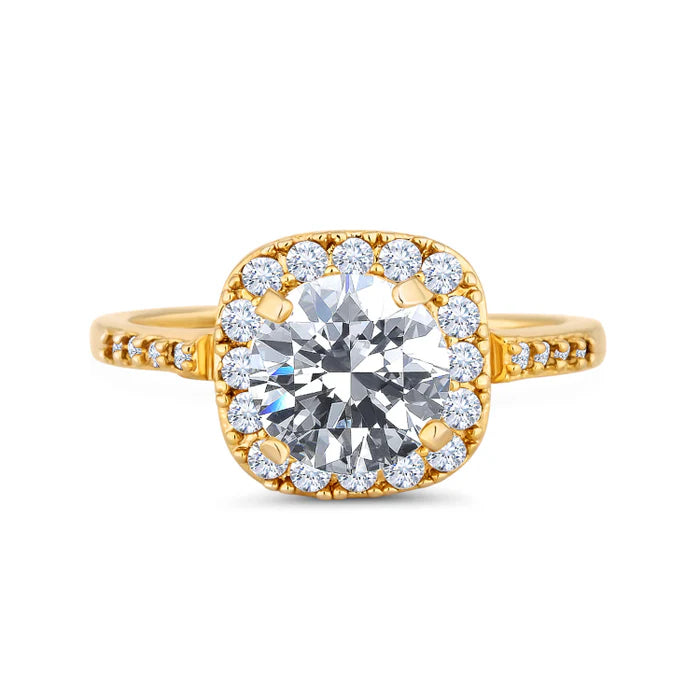Diamond Style London - Affinity Ring in Gold Plate (Large) (Item code: Affinityringgold(l))