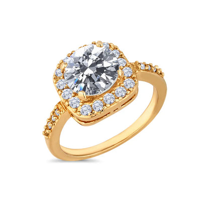 Diamond Style London - Affinity Ring in Gold Plate (Large) (Item code: Affinityringgold(l))