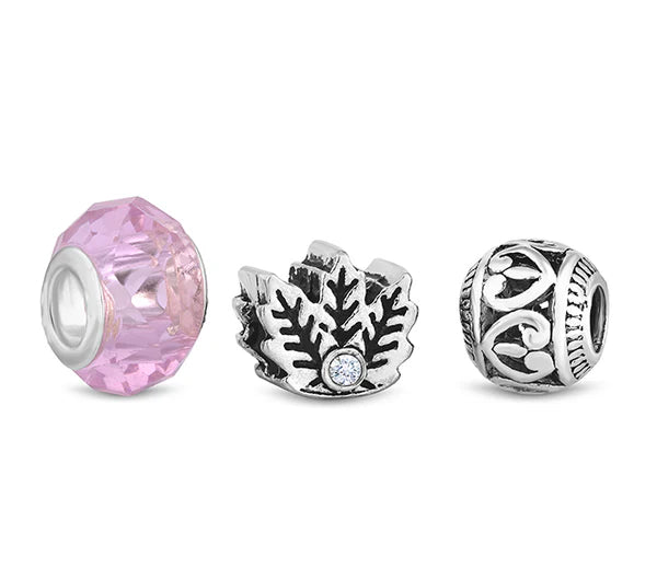 Diamond Style London - Ava Bracelet in Dusty Pink - Small Size (Item code: Avabrapinksml)