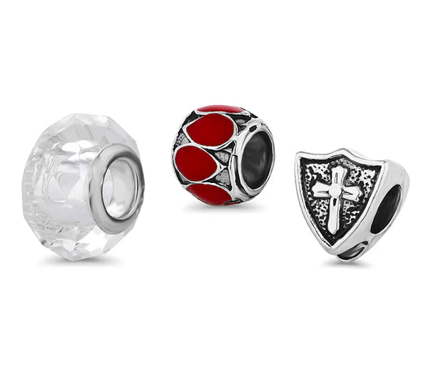 Diamond Style London - Ava Bracelet in Red (Item code: Avabrared)