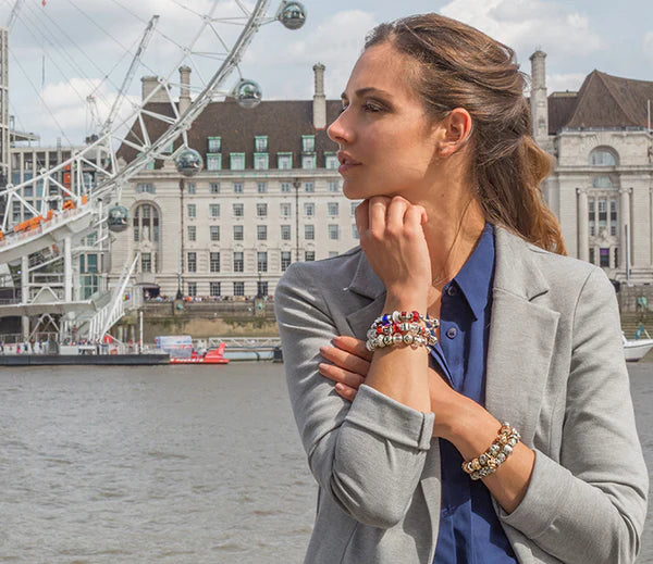 Diamond Style London - Ava Bracelet in Red (Item code: Avabrared)