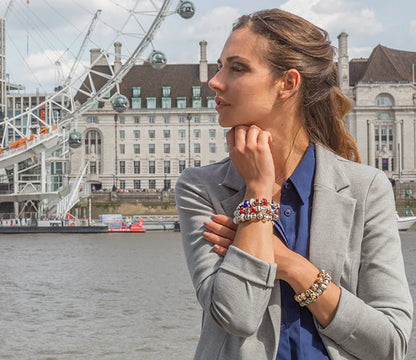 Diamond Style London - Ava Bracelet in Red (Item code: Avabrared)