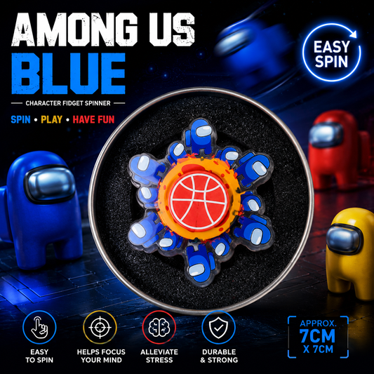 Anime Fidget Spinner 'Among Us Blue'
