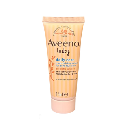 Aveeno Baby Daily Care Moisturising Lotion 15ml – Travel-Size Gentle Care for Delicate Skin