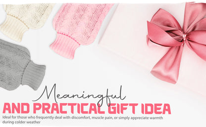 Generise 2-Litre Knitted Hot Water Bottle – Cosy, Stylish & Energy Saving