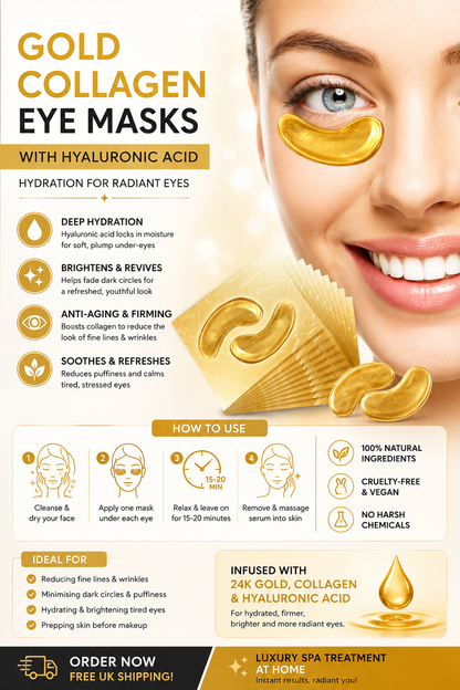 Gold Collagen Eye Masks