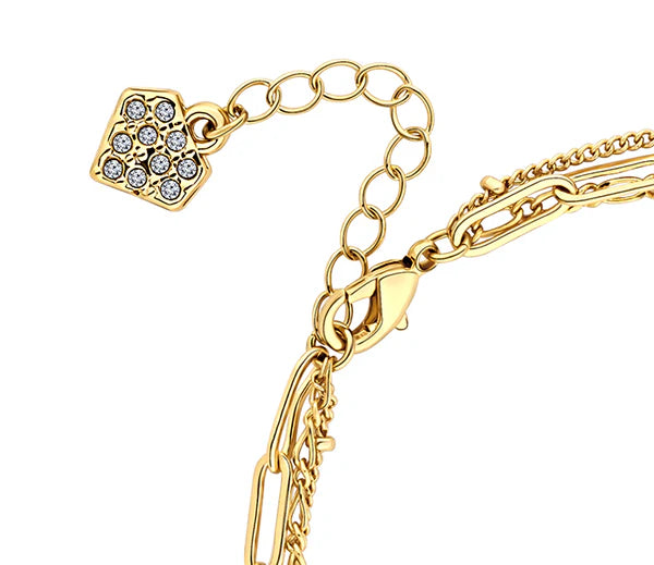 Diamond Style London - Chain Bracelet in gold plating (Item code: Chainbragold)