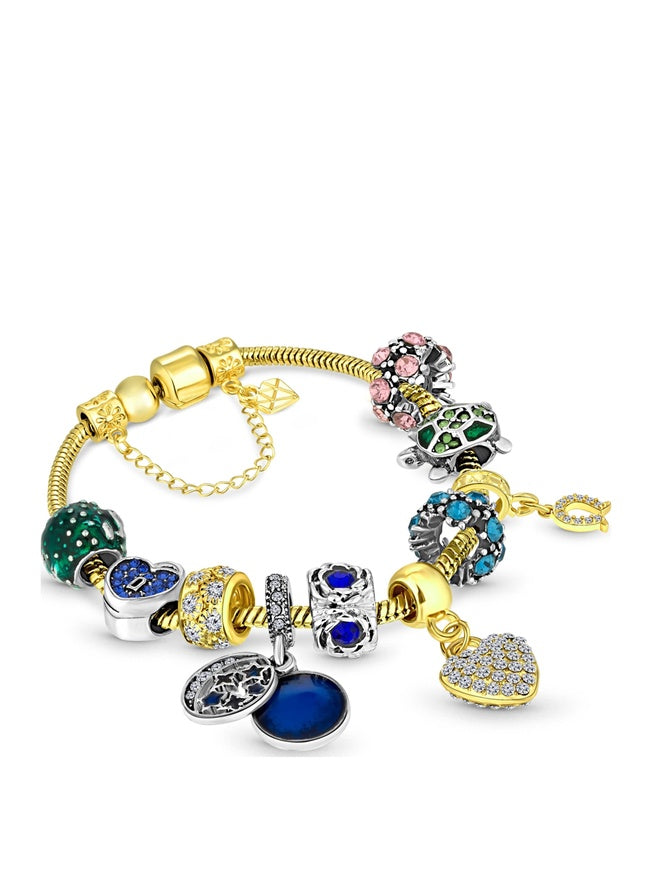 Diamond Style London - Charm Bracelet Carnival Gold