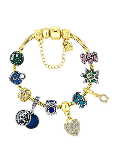 Diamond Style London - Charm Bracelet Carnival Gold