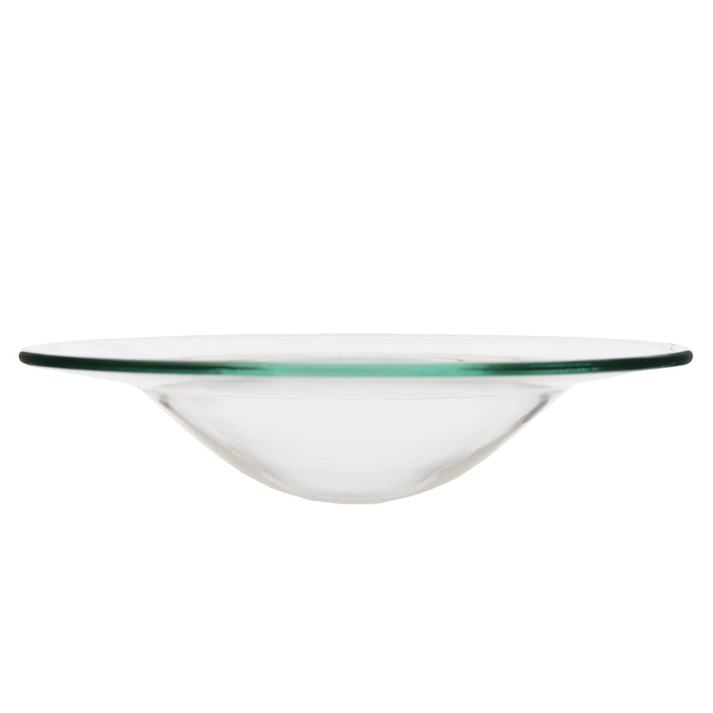 Puckator Glass Oil Burner Dish -Glass -Living Room Accessories - Wax Liquidizer - Oil Burners For Essential Oils - Wax Burners - Scents Melter - Wax Melt Holder - Room Fragrance - 1 Piece