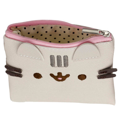 Puckator Pusheen The Cat Shaped Purse - Ladies Women's Womens Slim Purses Wallets Wallet for Women - Coin Pouch Purse Men - Card Holder with Zip - Small Cash Wallet Bag Bags UK