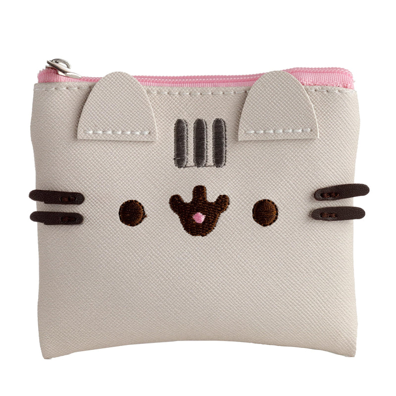 Puckator Pusheen The Cat Shaped Purse - Ladies Women's Womens Slim Purses Wallets Wallet for Women - Coin Pouch Purse Men - Card Holder with Zip - Small Cash Wallet Bag Bags UK