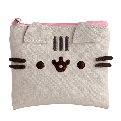 Puckator Pusheen The Cat Shaped Purse - Ladies Women's Womens Slim Purses Wallets Wallet for Women - Coin Pouch Purse Men - Card Holder with Zip - Small Cash Wallet Bag Bags UK