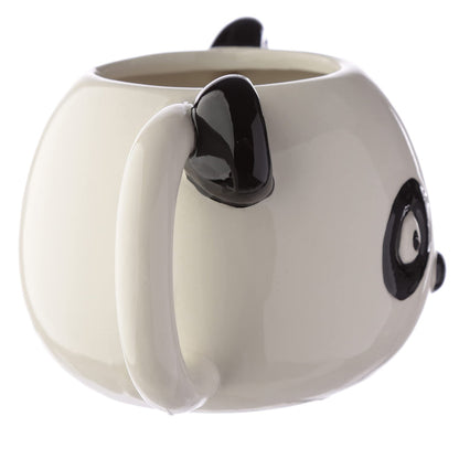 Puckator Adoramals Panda Head Ceramic Shaped Tea Coffee Mug - Funny Home Accessories - Cute Gifts for Girlfriend - Large Mugs for Men Women Hot Drinks - Cute Cups Presents - Secret Santa Gift Cup Set