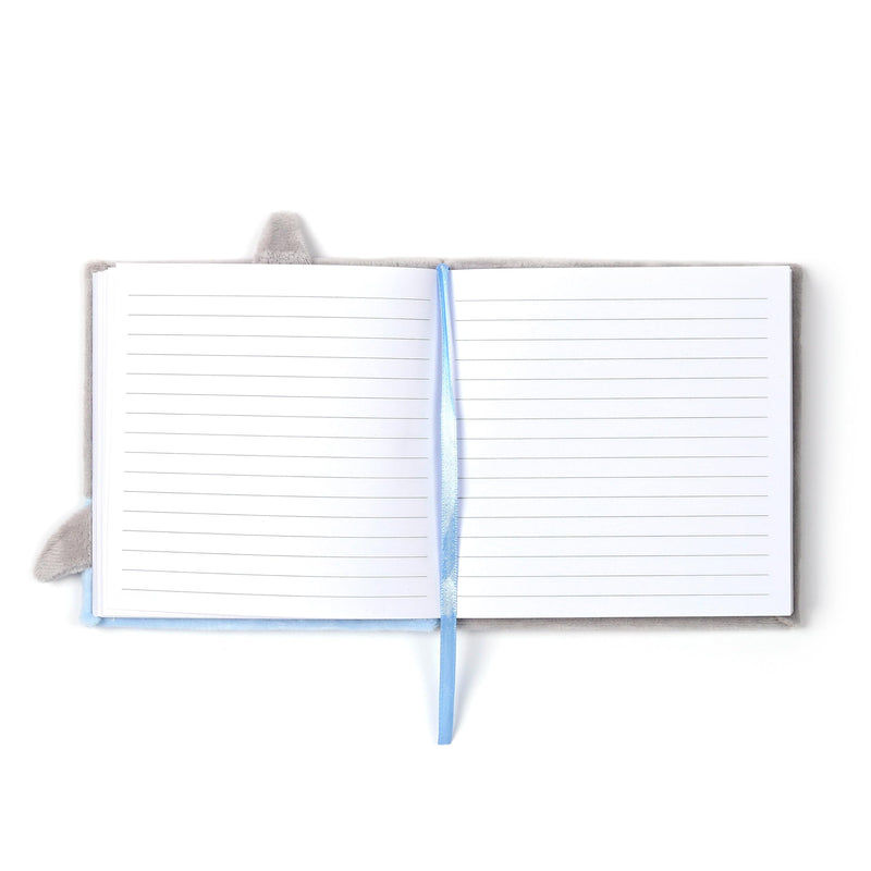 Puckator Adoramals Shark Plush Fluffies Notebook - School Teacher Student Homework Study Planner Notepad - Collage University Essentials Journals Planners - Jotter Uni Gifts Stationery Supplies