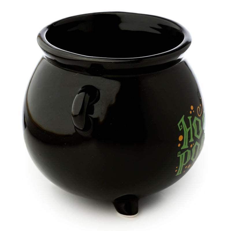 Puckator Hocus Pocus Black Cauldron Ceramic Shaped Tea Coffee Mug Funny Home Accessories Cute Gifts for Girlfriend Large Mugs for Men Women Hot Drinks Cupsresents Secret Santa Gift Cup Set