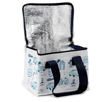 Puckator Cool Lunch Bag VW Volkswagen T1 Explore More Design Made Out Of Rec' Plastic Bottles - Insulated Lunch Bag for Women Men Children - Lunch Box Bag For Work & School - Beach Picnic Accessories