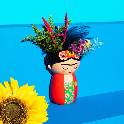 Sass & Belle Frida Wall Mounted Planter Red