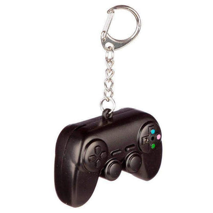 Puckator Game Over LED Keyring with Sound - Key Chains For Men - Key Wallets For Men - Small Toys For Mystery Boxes - Small Gifts For Kids - Keychain Cute - Metal And Resin Keyring