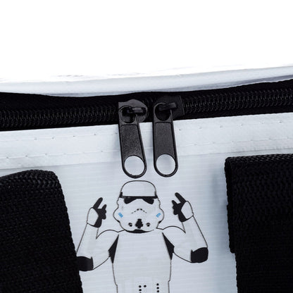 Puckator Cool Lunch Bag White The Original Stormtrooper Design Made Out of Rec' Plastic Bottles - Insulated Lunch Bag for Women Men Children Lunch Box Bag for Work & School Beach Picnic Accessories