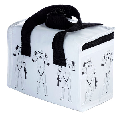 Puckator Cool Lunch Bag White The Original Stormtrooper Design Made Out of Rec' Plastic Bottles - Insulated Lunch Bag for Women Men Children Lunch Box Bag for Work & School Beach Picnic Accessories