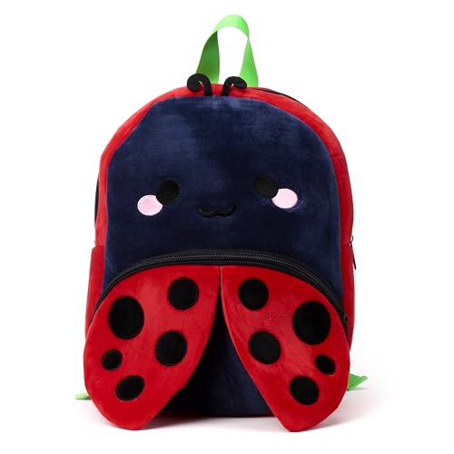 Puckator Adorabugs Tilly the Ladybird Plush Rucksack Backpack - Children's Backpacks - Small Luggage Bag - Travel Backpack For School - Toddler Kids Backpack - Cute Bags - Nursery Backpack Back Pack