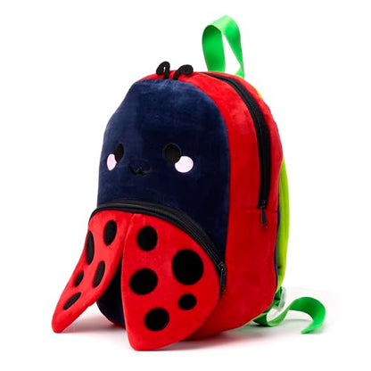 Puckator Adorabugs Tilly the Ladybird Plush Rucksack Backpack - Children's Backpacks - Small Luggage Bag - Travel Backpack For School - Toddler Kids Backpack - Cute Bags - Nursery Backpack Back Pack